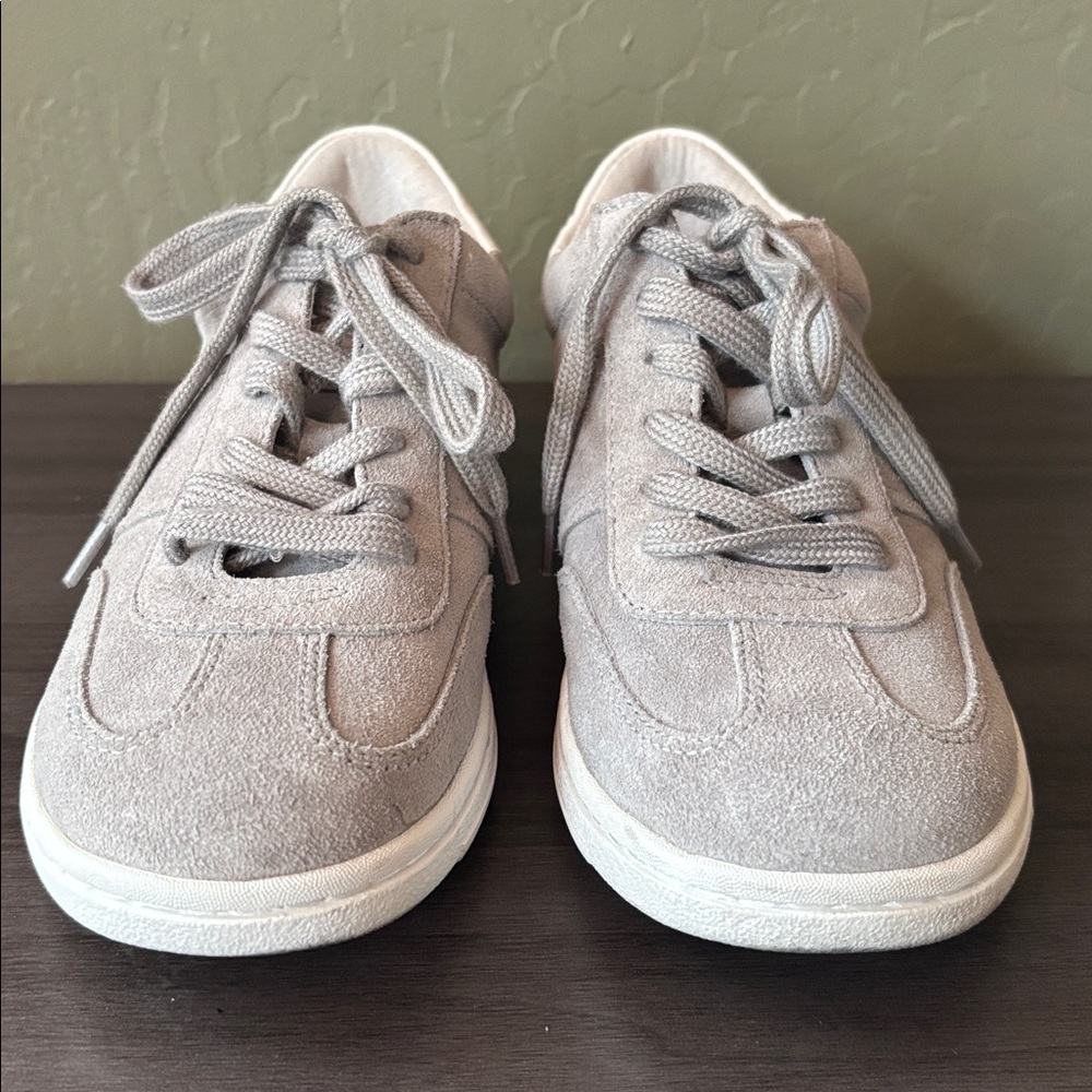 Sofft Ruby Retro Gray Suede Leather Sneakers Size… - image 3